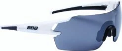 BBB Lunettes FullView Blanc Brillant, PC Smoke Flash Mirror Lens