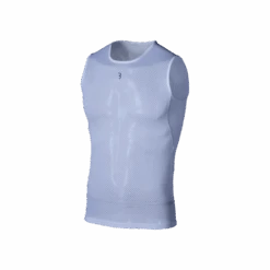 BBB Sous Vêtement Sans Manches Mailles Ajourées MeshLayer Blanc