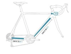 Protection AutoCollante CLEAR PROTECT Pack Velo S Brillant (spécial Route)