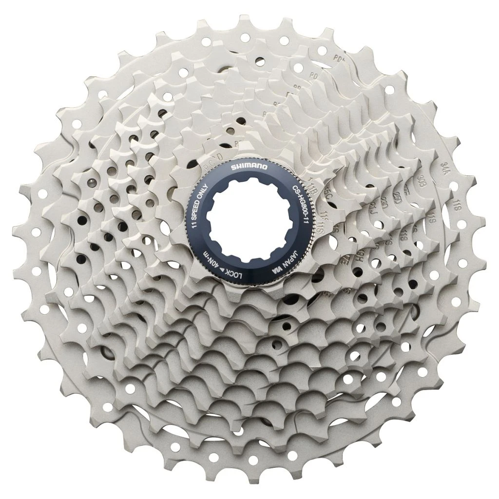 SHIMANO Cassette 11 Vitesses CS-HGR800 11-34 3 SHIMANO Cassette 11 Vitesses CS-HGR800 11-34