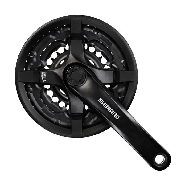 SHIMANO Pédalier 6/7/8v Noir FC-TY501 42/34/24D 170mm 3 SHIMANO Pédalier 6/7/8v Noir FC-TY501 42/34/24D 170mm