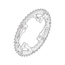 SHIMANO Plateau 44D-AEFC-T521 Noir